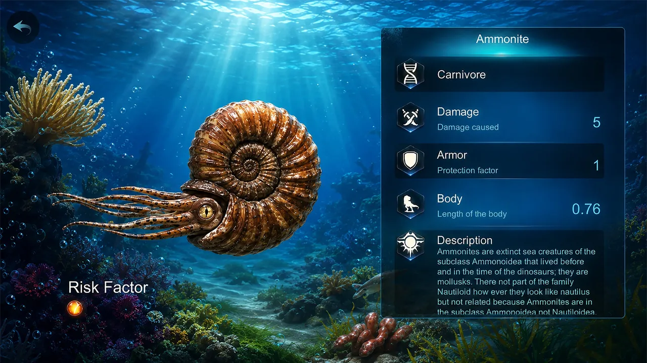 Cameroceras: Ocean Dino Sim 3D official screenshot 12