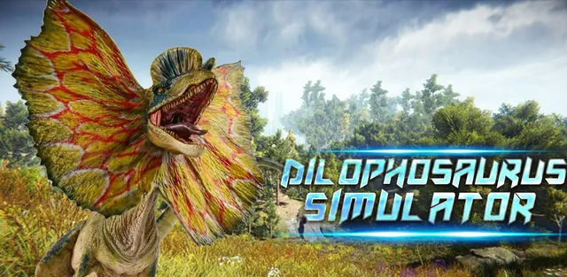 Dilophosaurus Dino Simulator promotional artwork