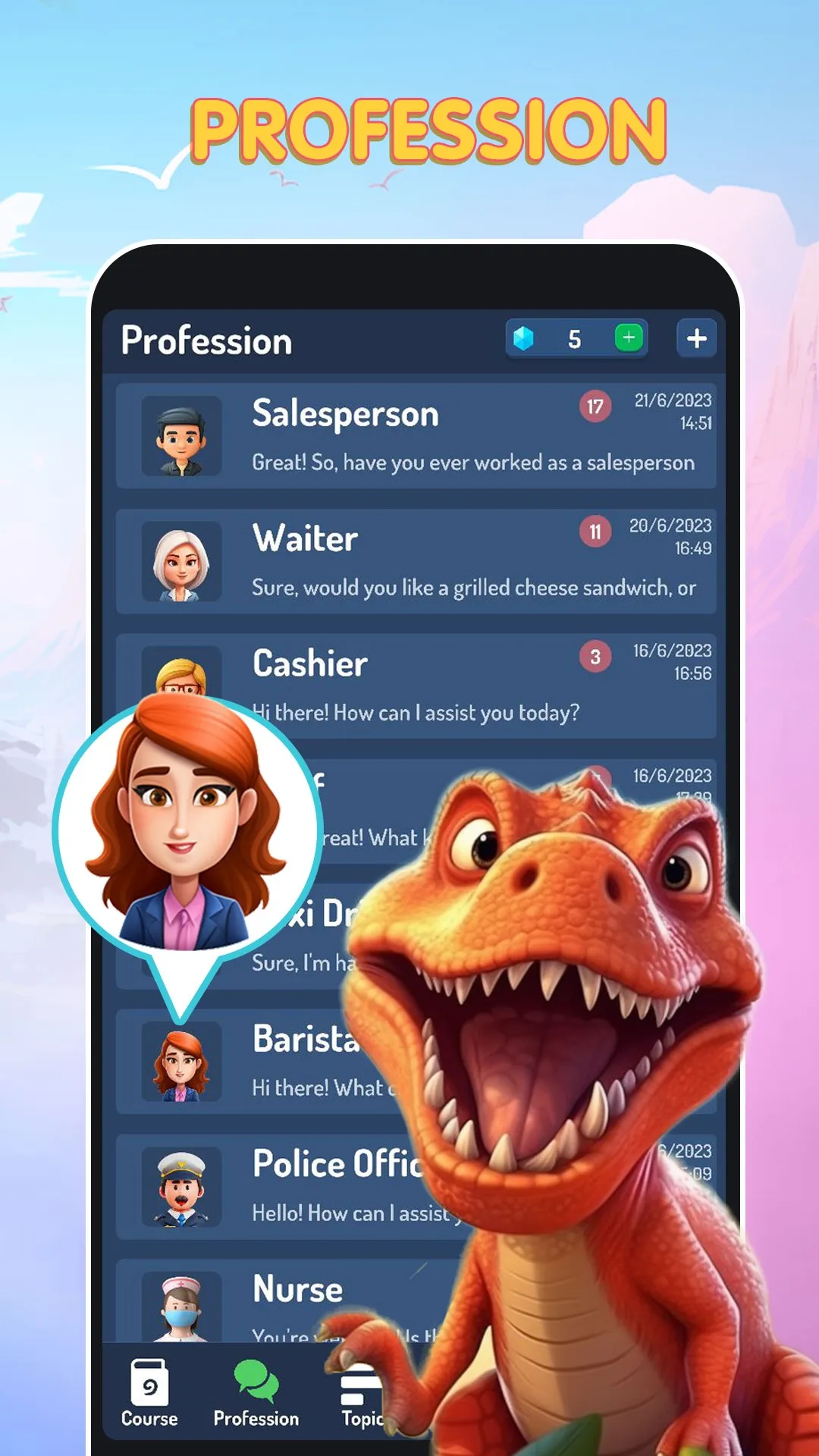 Dino Talk - Dino Lingo official screenshot 4