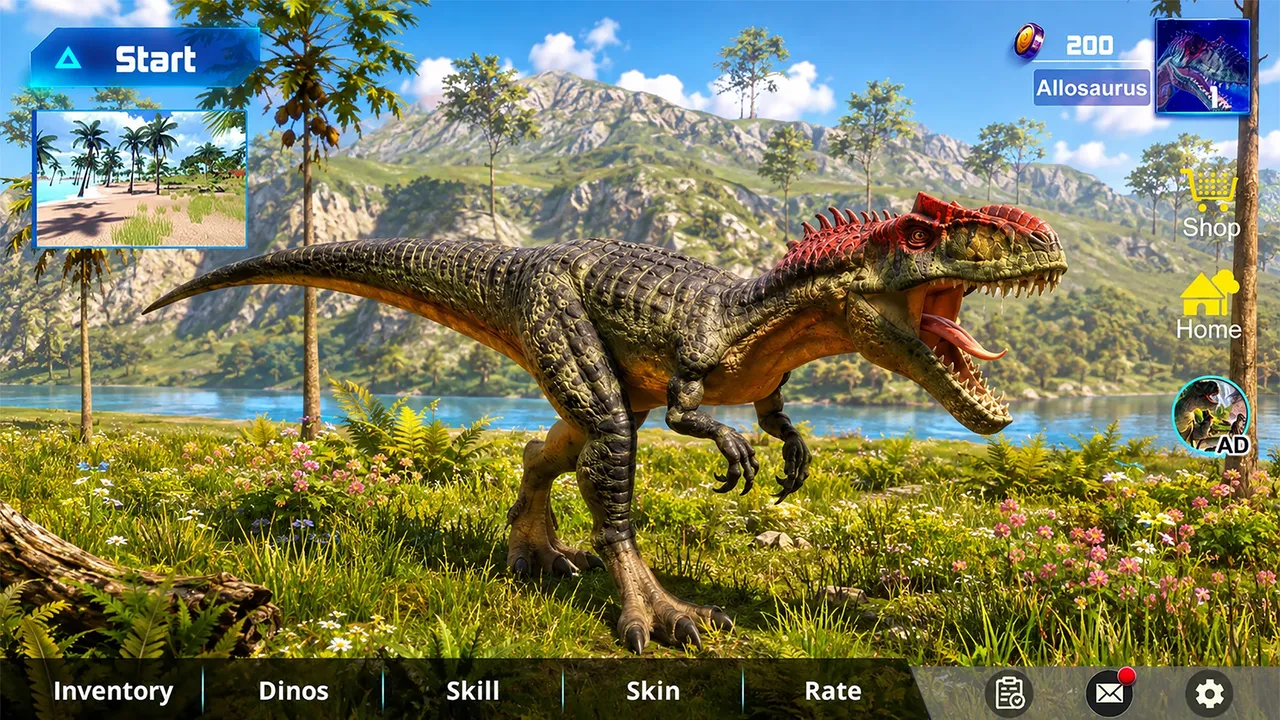 Dinosaur Simulator: Allosaurus official screenshot 9