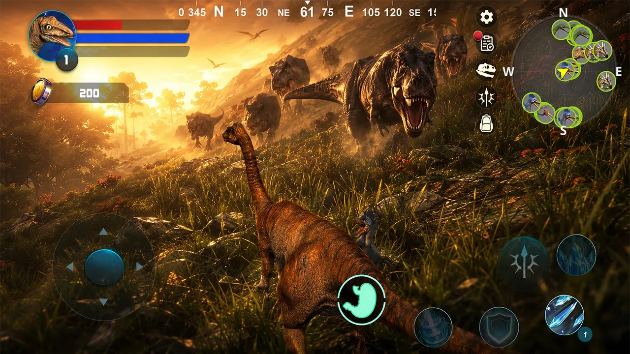 Gallimimus: Fastest Dino Sim official screenshot 3