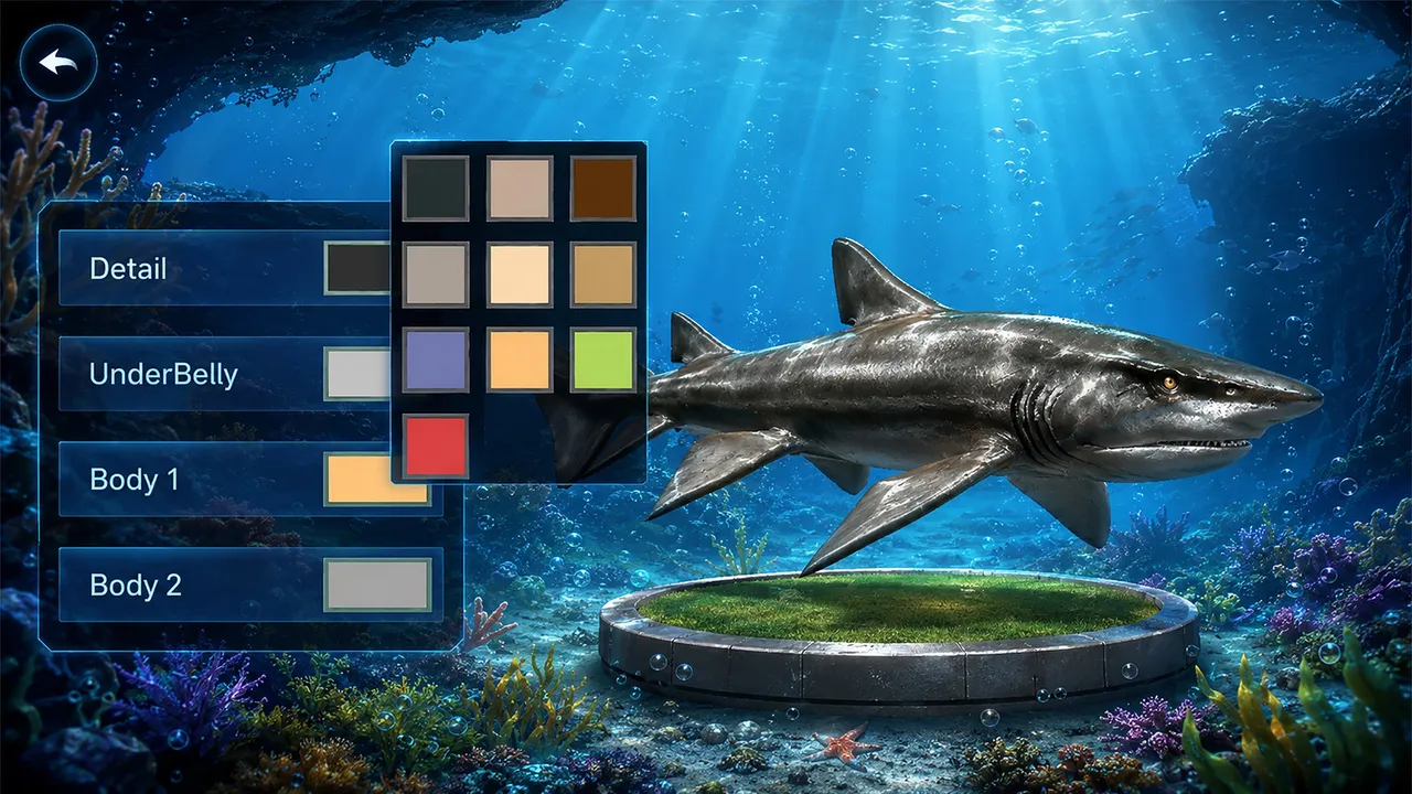 Helicoprion: Shark Dino Sim official screenshot 4