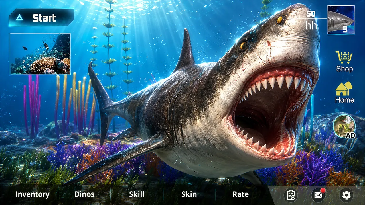 Megalodon Dino Survival Sim official screenshot 17