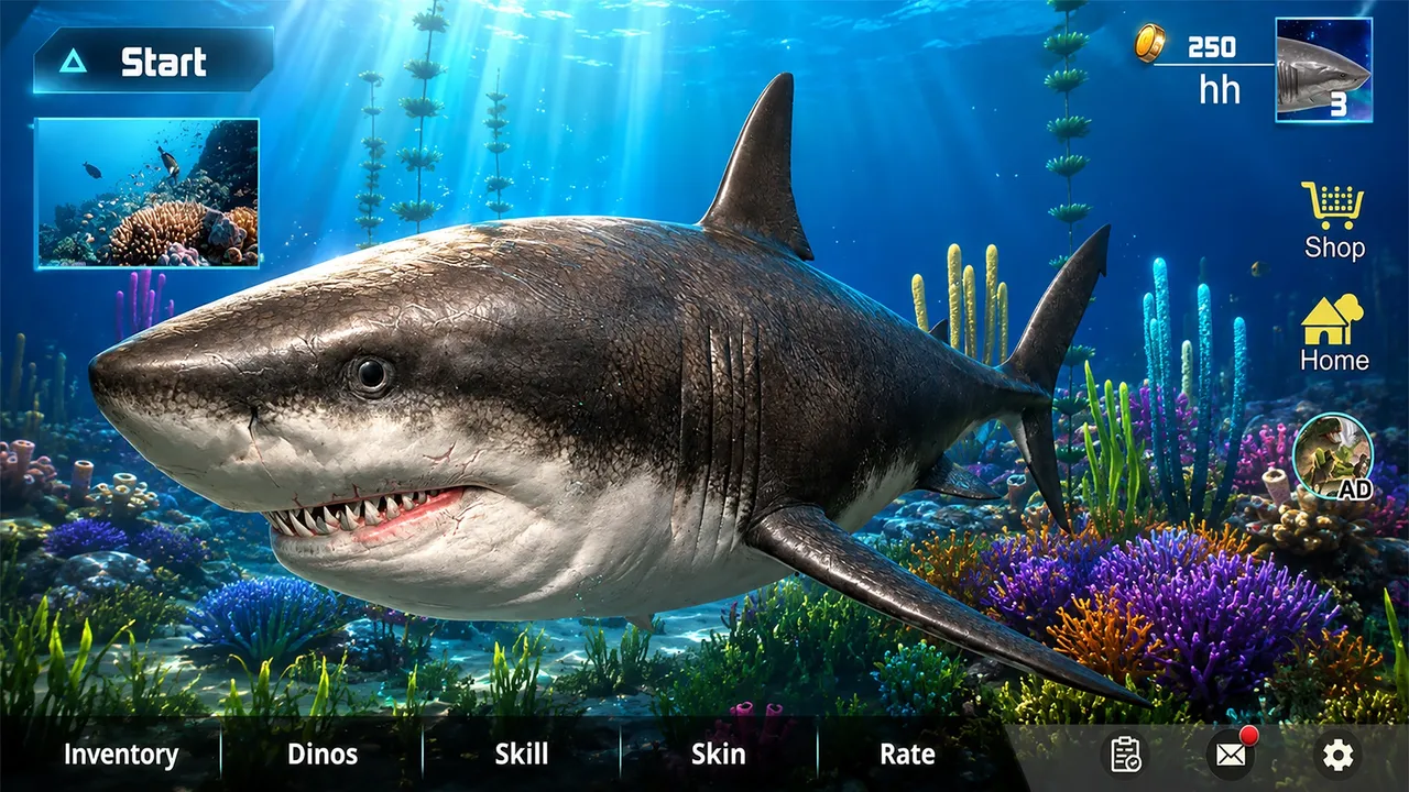 Megalodon Dino Survival Sim official screenshot 7