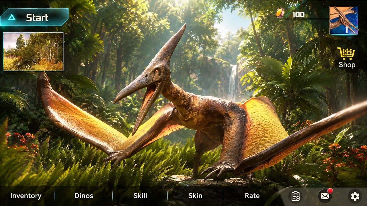 Pteranodon:Flying Dinosaur Sim official screenshot 21