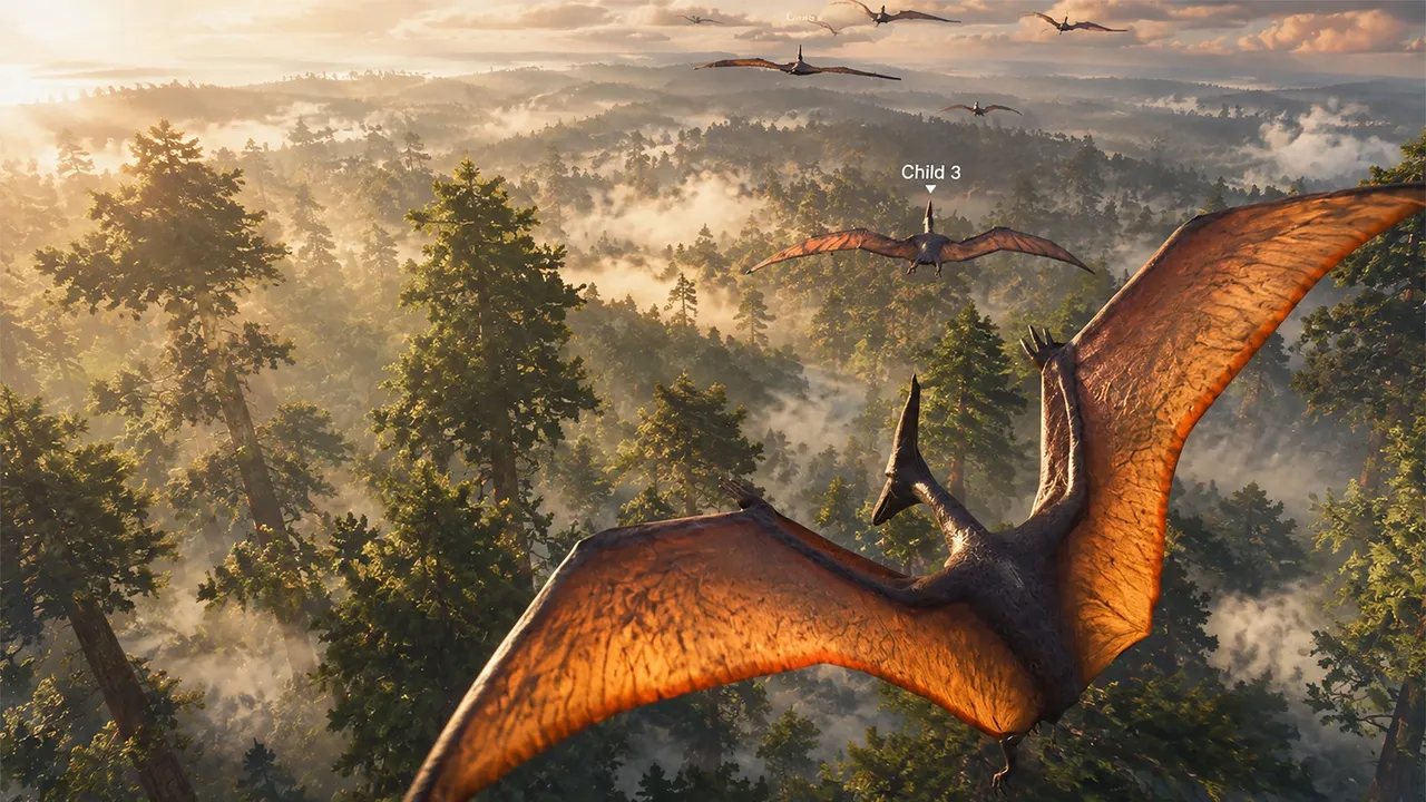Pteranodon:Flying Dinosaur Sim official screenshot 23