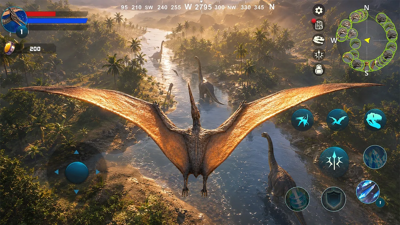 Pteranodon:Flying Dinosaur Sim official screenshot 24