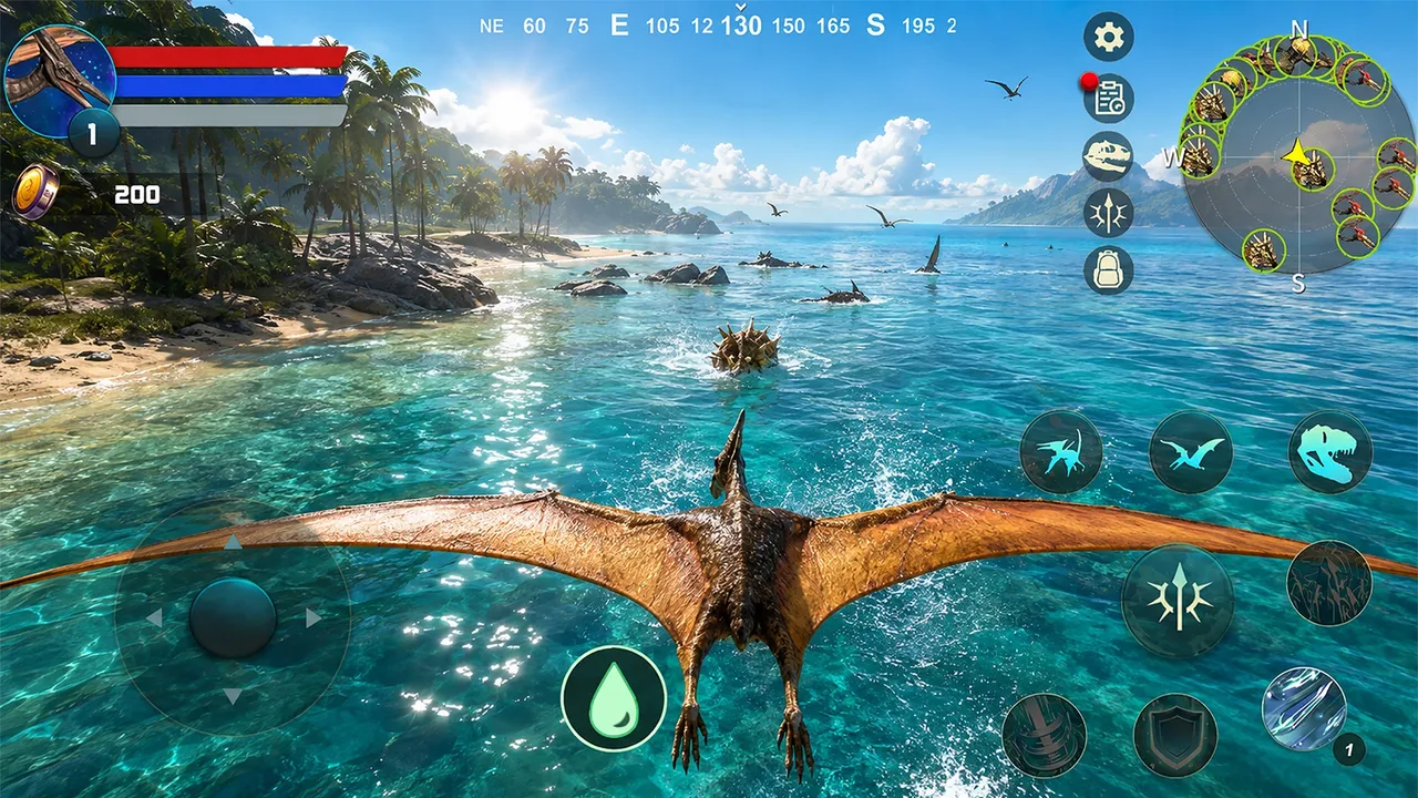 Pteranodon:Flying Dinosaur Sim official screenshot 3