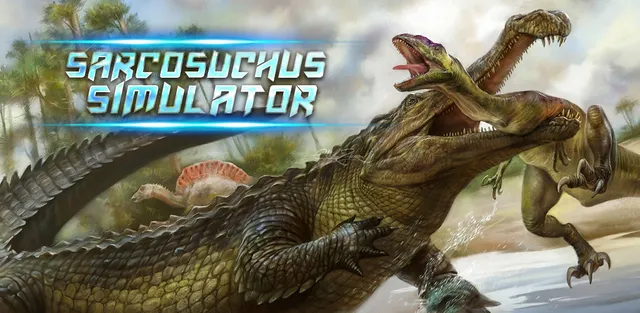 Sarcosuchus Dinosaur Simulator promotional artwork
