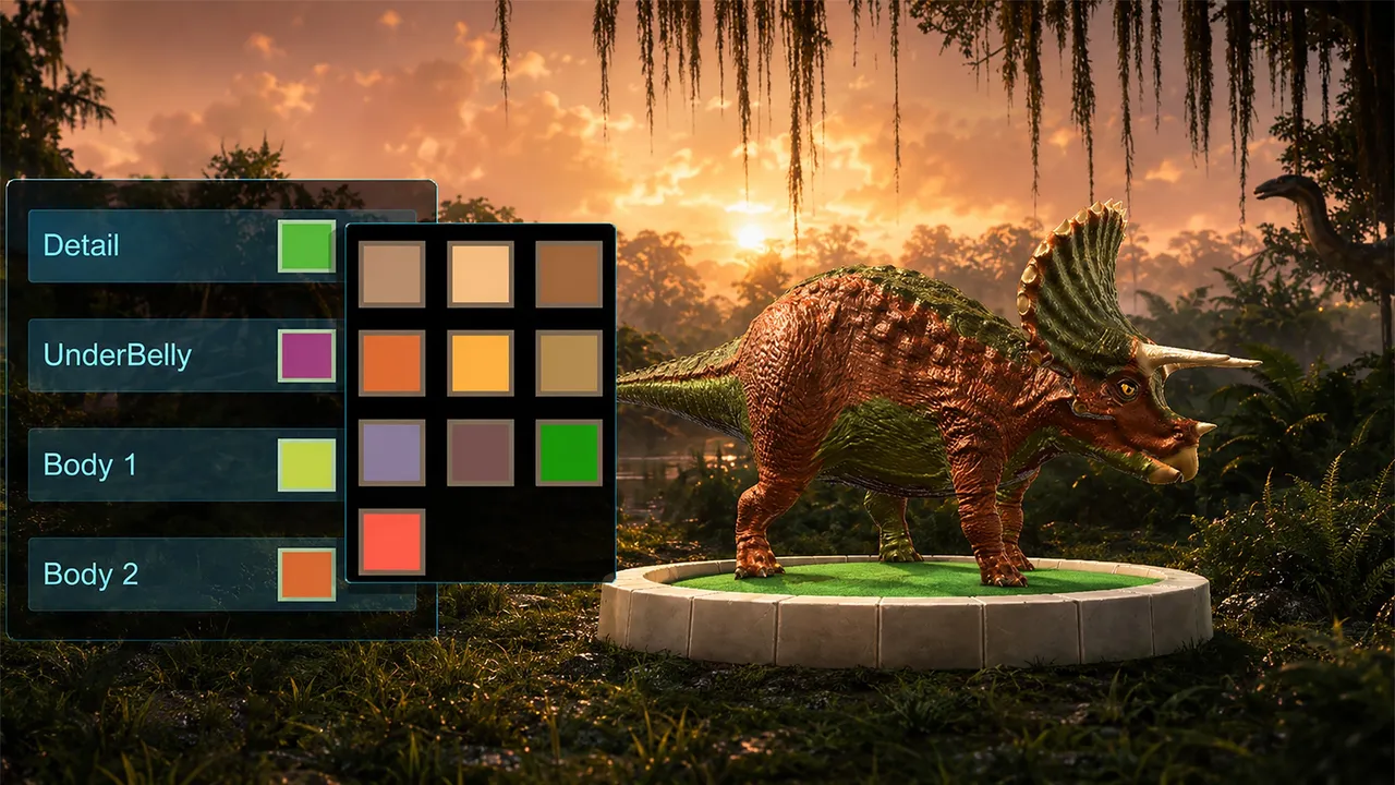 Styracosaurus: Horned Dino Sim official screenshot 15